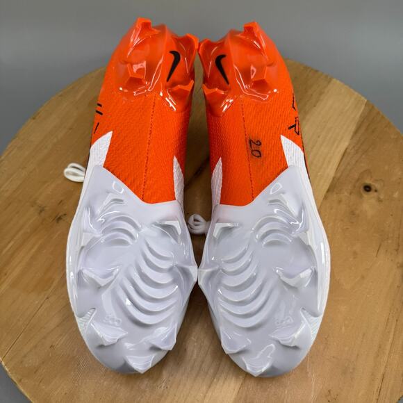Nike Vapor Edge Speed 360 2 Men's Size 11 Football Cleats White Orange NEW - Picture 7 of 9